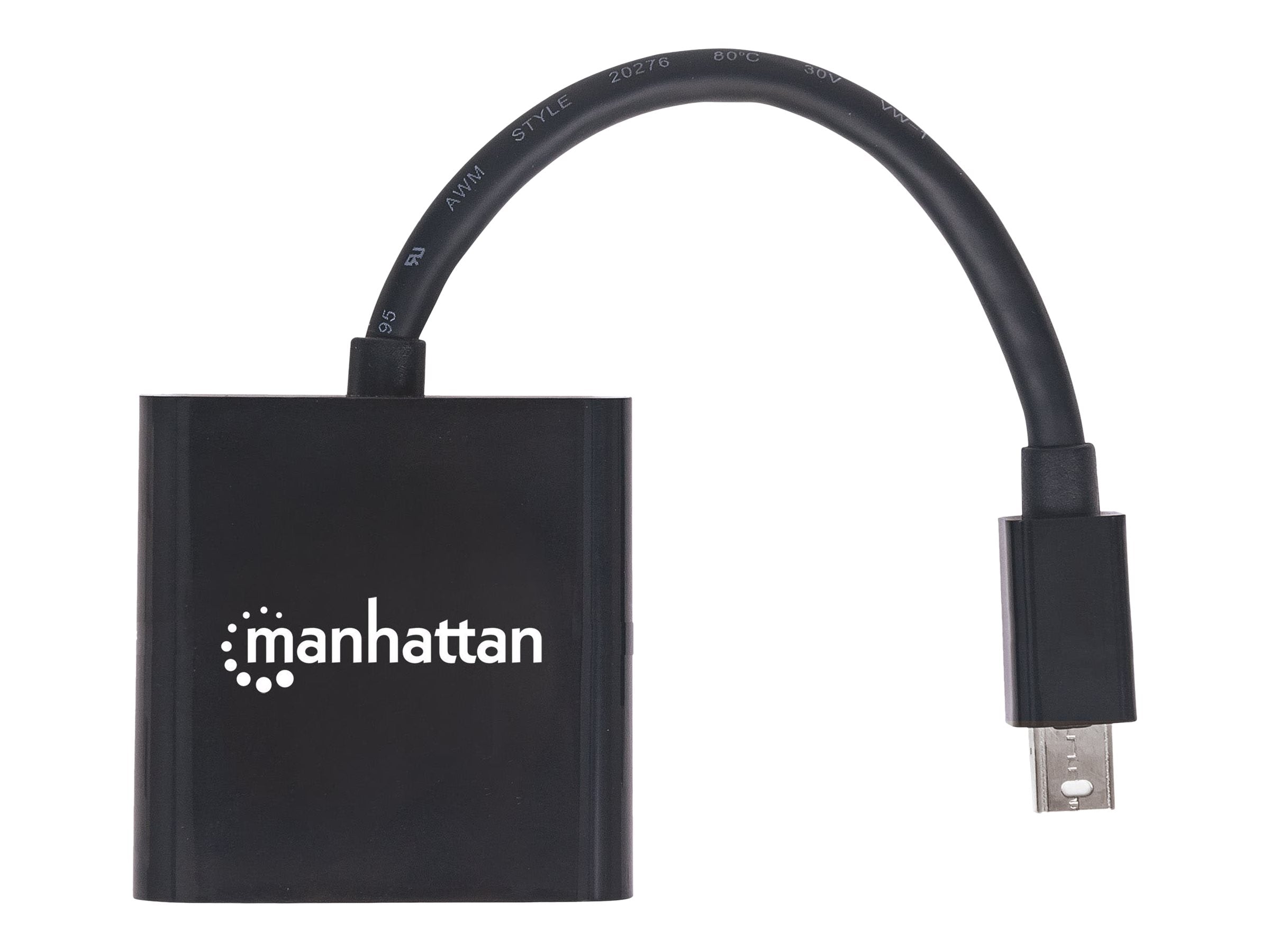MANHATTAN Mini-DisplayPort auf HDMI aktiver Adapter Vorderansicht