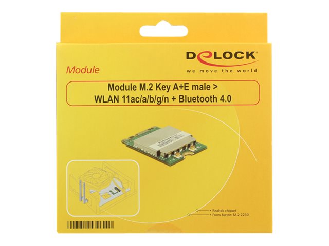 DELOCK Modul M.2 Key A+E Stecker Verpackung