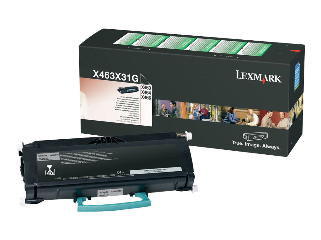 LEXMARK X46x Toner schwarz Standardkapazität Vorderansicht