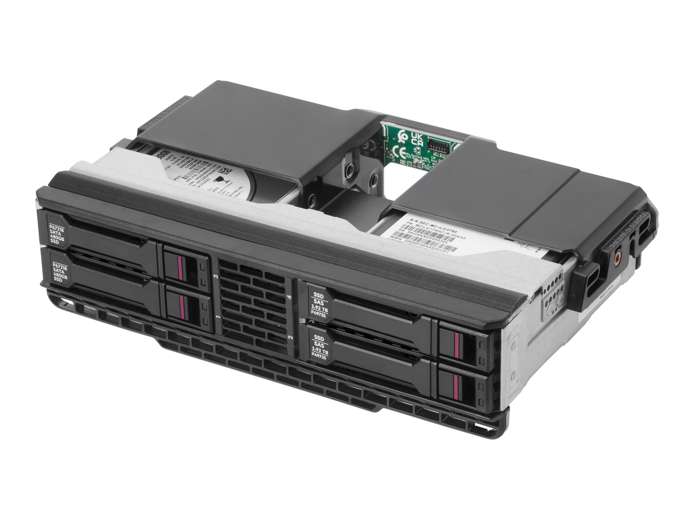 HPE Synergy 480 Gen12 4SFF SAS/SATA/NVMe OCP Drive Cage Kit