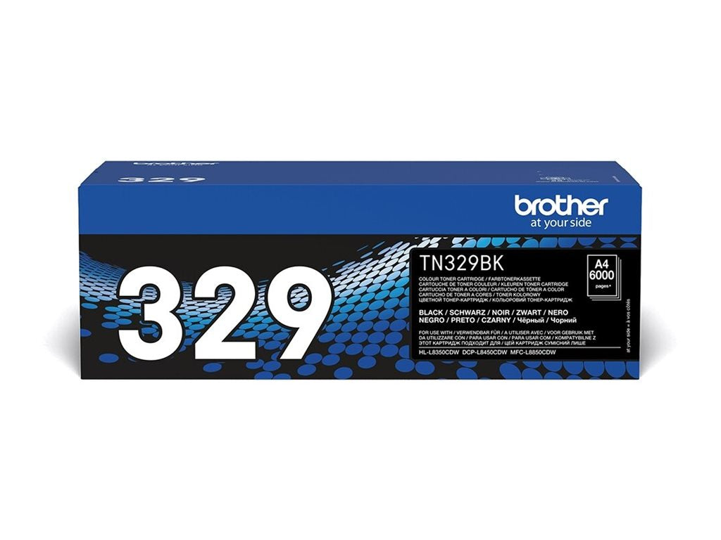 BROTHER TN-329BK Toner schwarz Vorderansicht