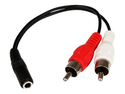 STARTECH.COM 6in Stereo Audio Cable Anschlussansicht