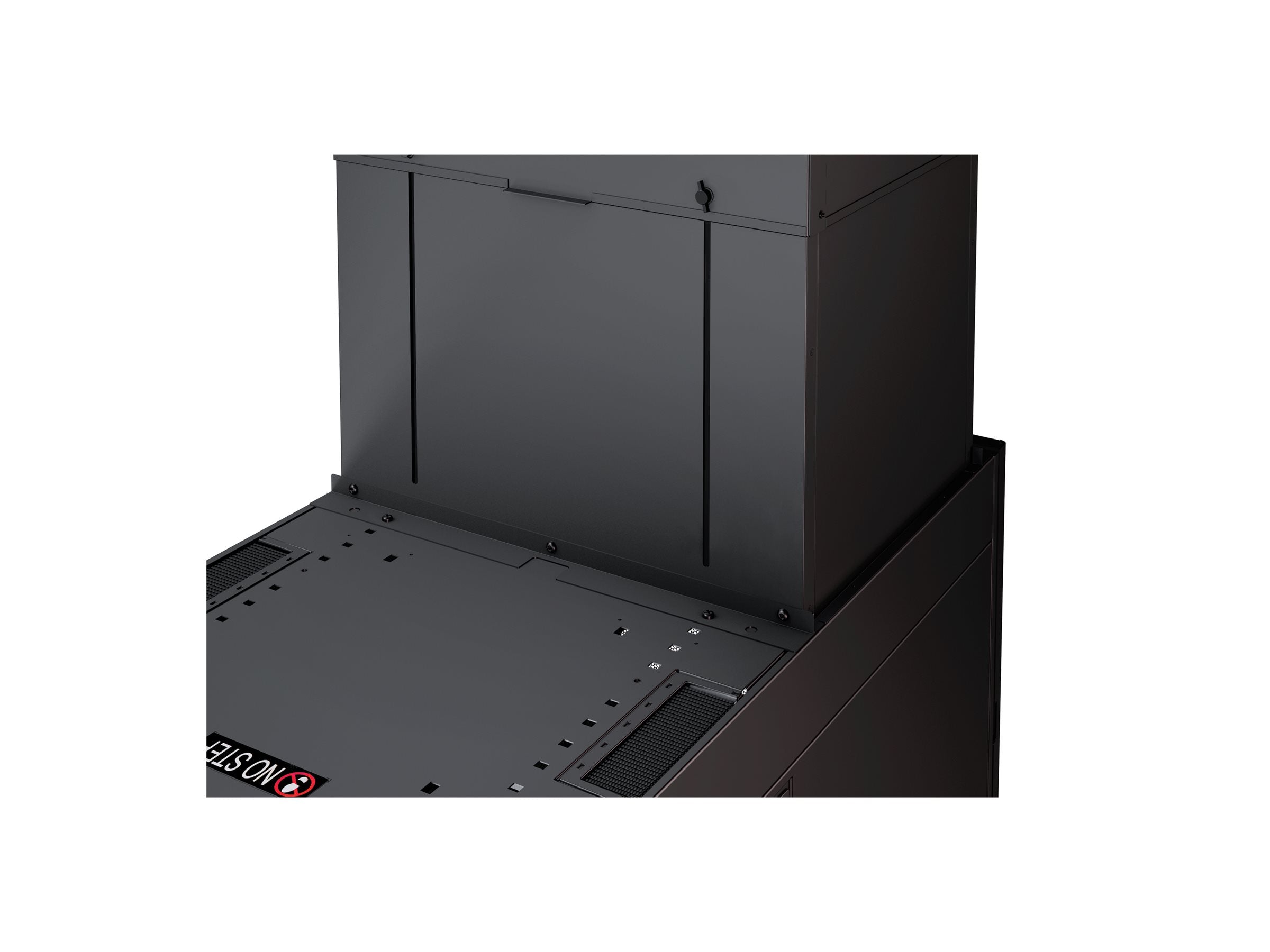 APC vertikale Abluftkanalsystem 750mm lang Montageansicht