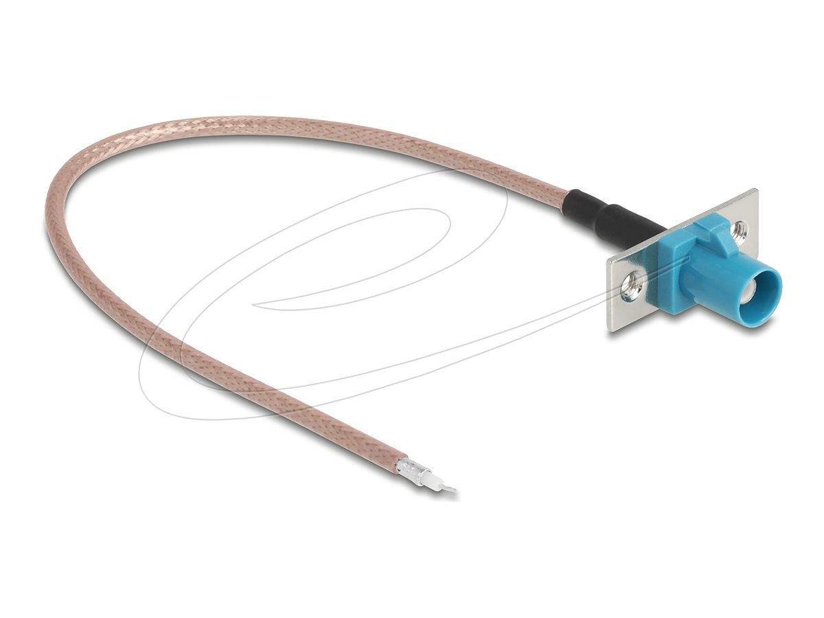 DELOCK Antennenkabel FAKRA Z Buchse zu offenen Kabelenden RG-316 20cm - Vorderansicht
