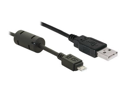 DELOCK Kabel USB micro-B St/ USB-A St 2m - Vorderansicht