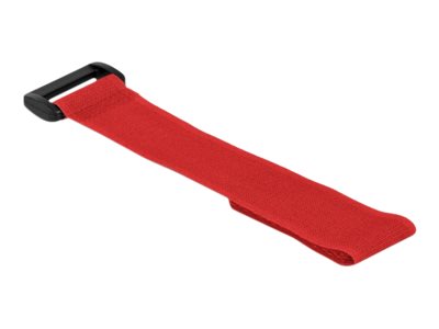 DELOCK Klett-Kabelbinder rot Detailansicht