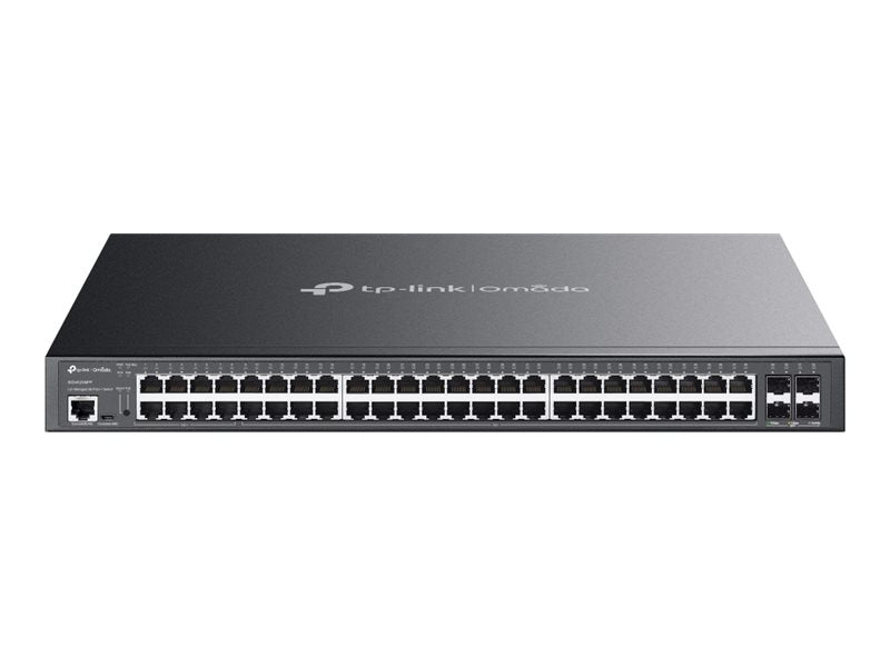TP-LINK SG3452XMPP Omada 48-Port Gigabit 4-Port 10GE SFP+ L2+ Managed Switch 40x PoE+ 8x PoE++