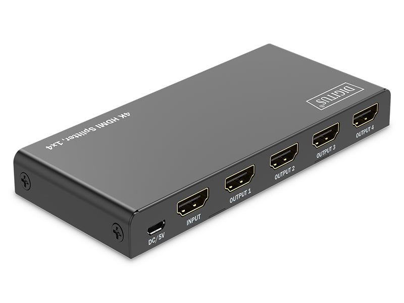 DIGITUS 1x4 HDMI Splitter 4K/60Hz Verpackung