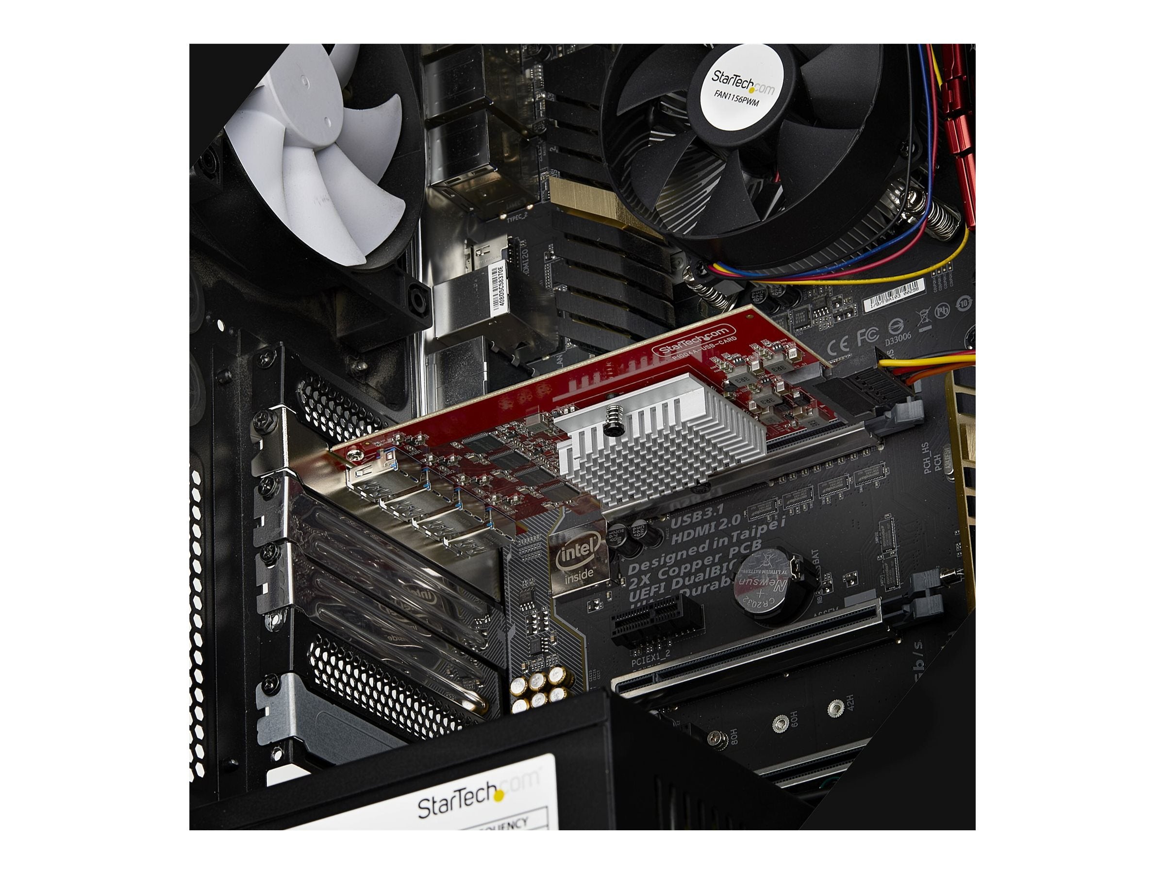 STARTECH.COM 4-Port USB-A PCIe Card USB 3.2 10Gbps PCI Express 3.0 Expansion Card 4x Independent USB Controllers Windows/Linux