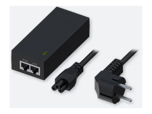 Vorderansicht des TELTONIKA NETWORKS EU Single Port Gigabit PoE Injector 30W