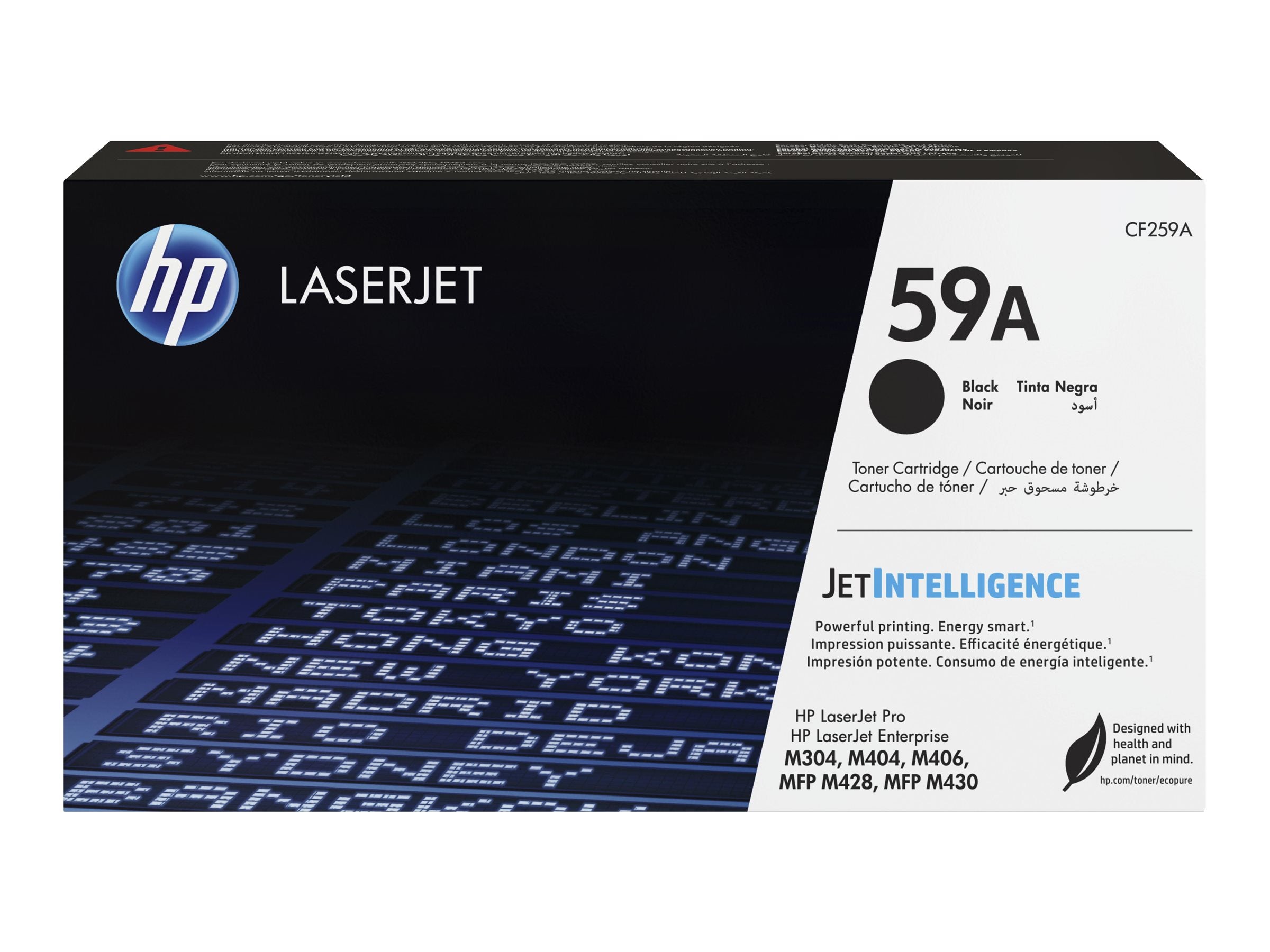 HP 59A Black LaserJet Toner Cartridge Vorderansicht