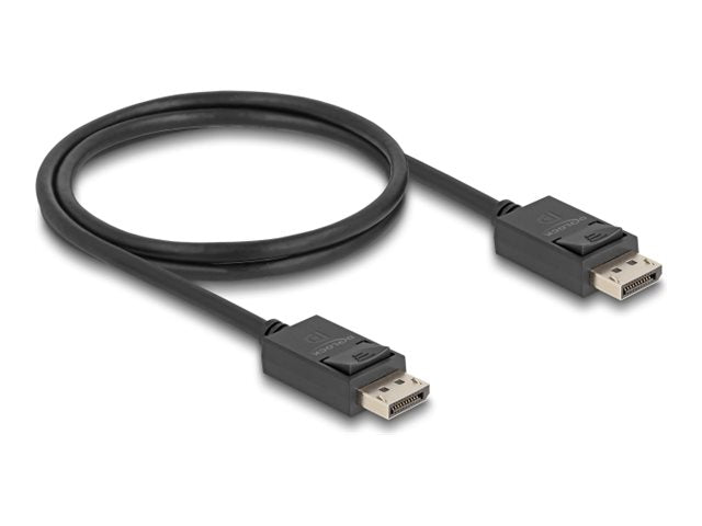 DELOCK Koaxiales DisplayPort Kabel 16K 60 Hz 80 Gbps 1m - Vorderansicht