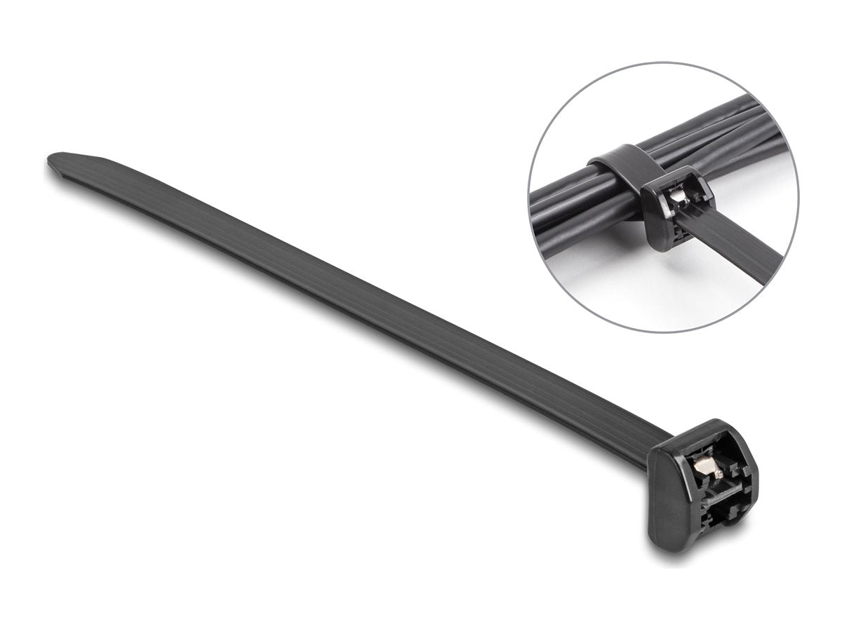 DELOCK Kabelbinder mit Metallzunge Vorderansicht