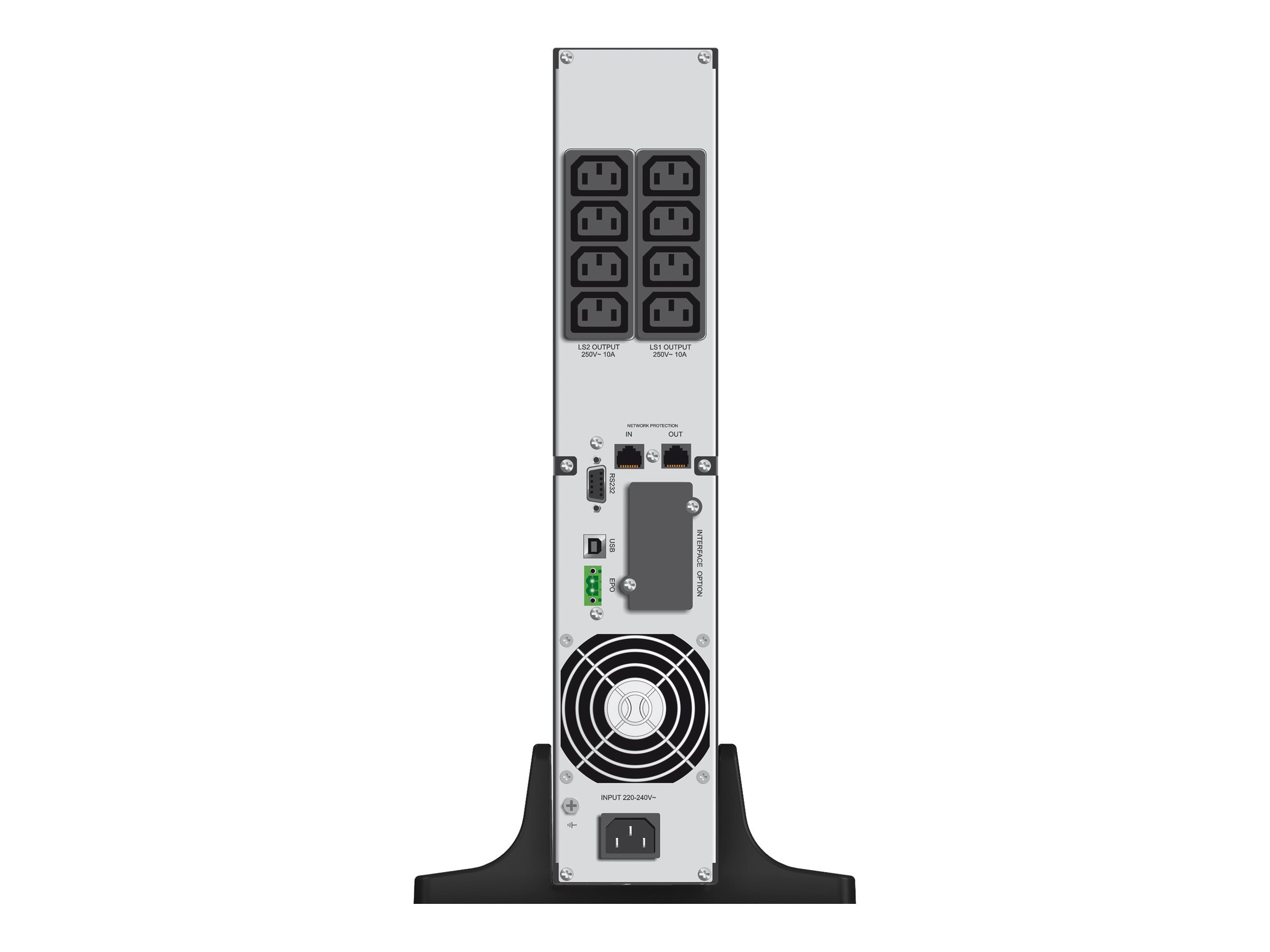 POWERWALKER VI 2000RT LCD UPS Seitenansicht