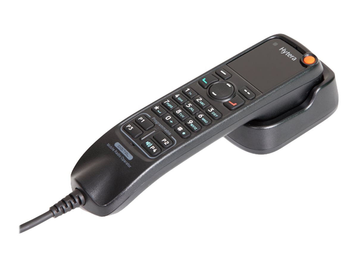 HYTERA Telefonhörer mit Tastatur und Notfalltaste ohne Display - Vorderansicht