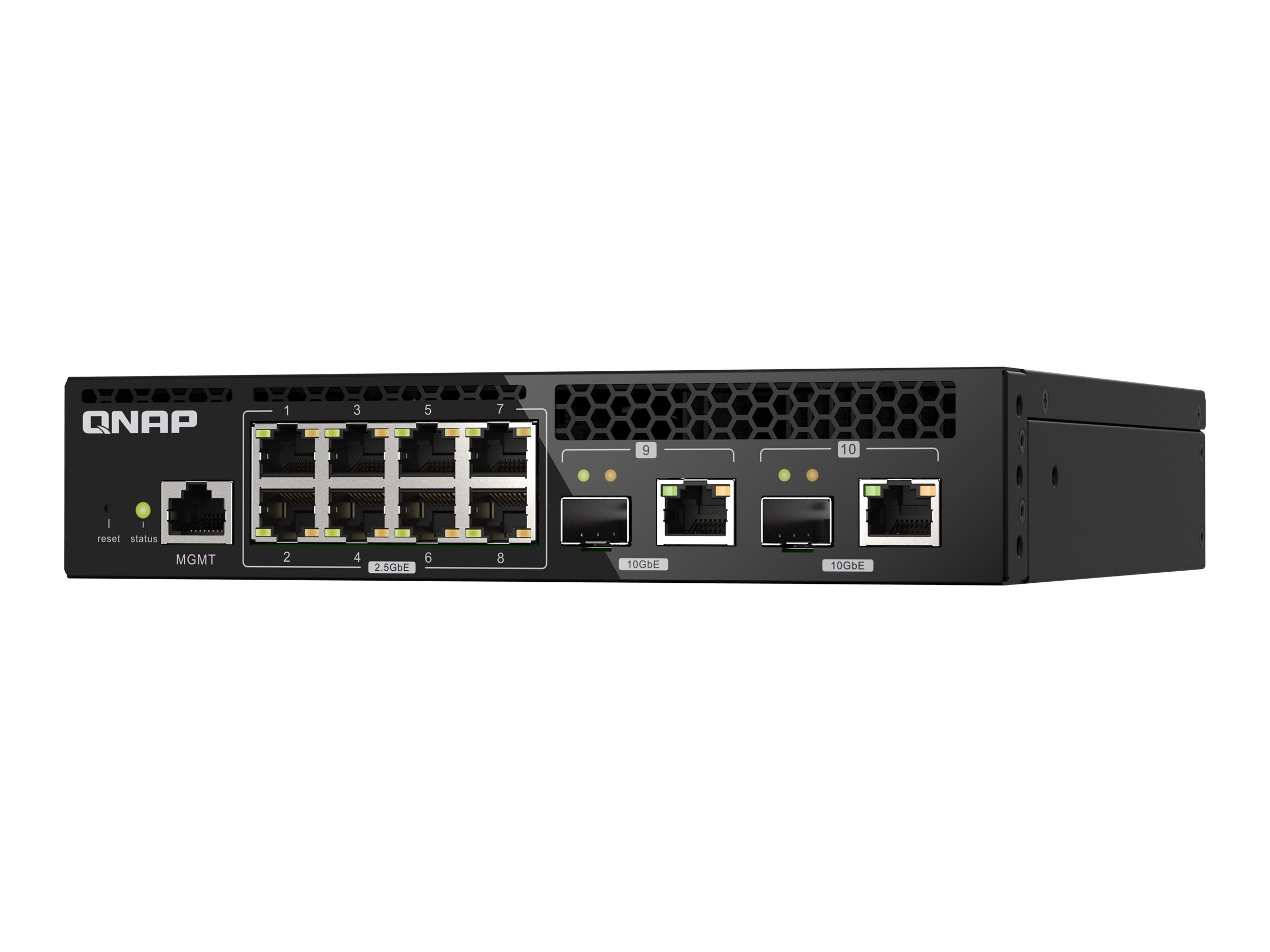 QNAP QSW-M2108R-2C Switch Rückansicht