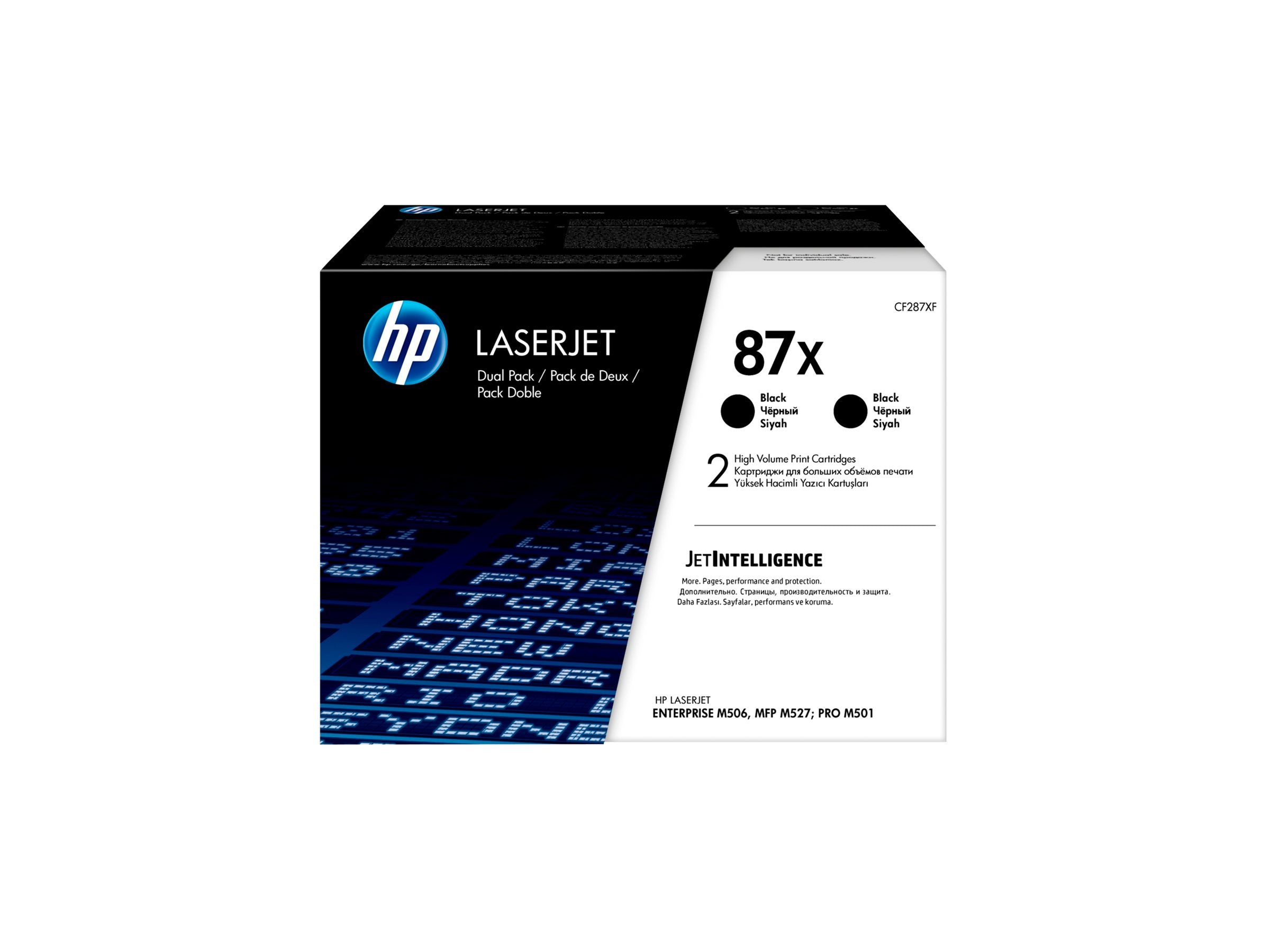 HP 87X Tonerkartusche Vorderansicht