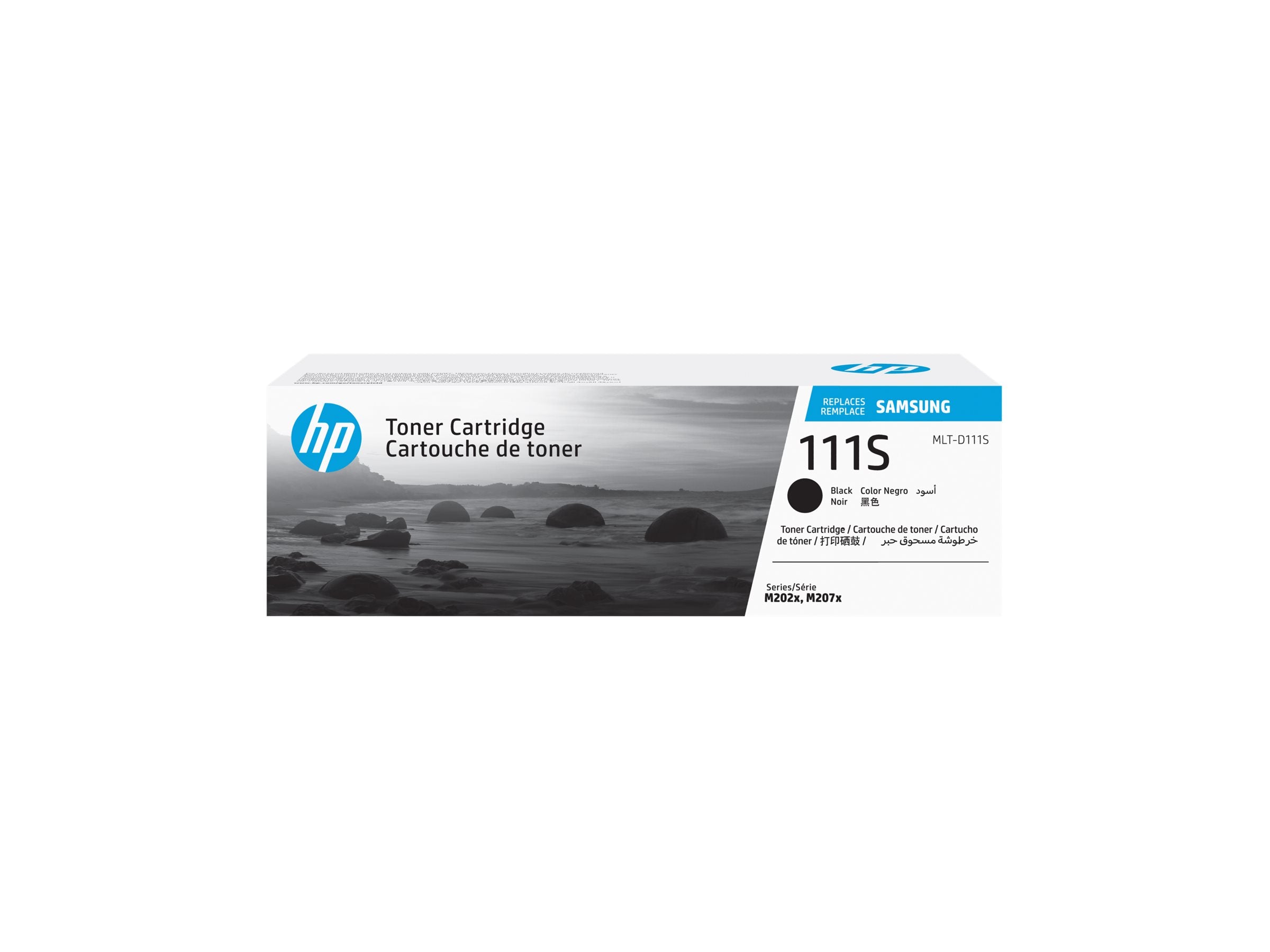 Vorderansicht der HP MLT-D111S/ELS Black Toner Cartridge