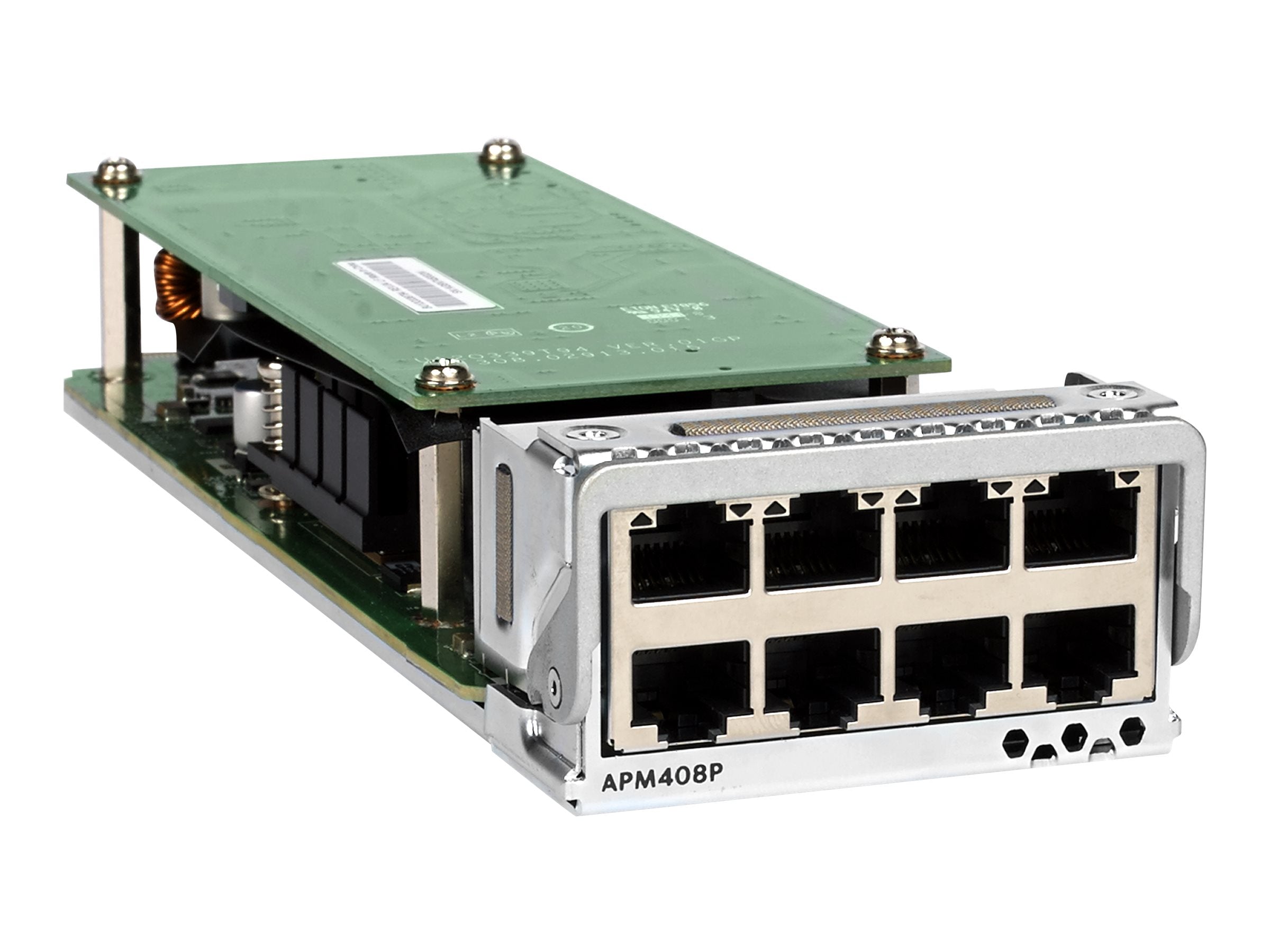 NETGEAR 8-Port 100M/1G/2.5G/5G/10GBASE-T mit PoE+ Kupfer RJ45 für M4300-96X Vorderansicht