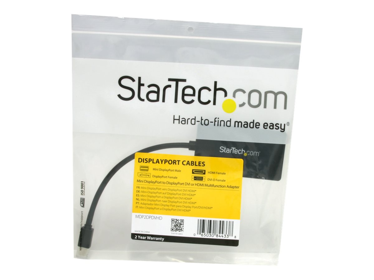STARTECH.COM Mini DisplayPort auf DisplayPort / DVI / HDMI Adapter - Detailansicht
