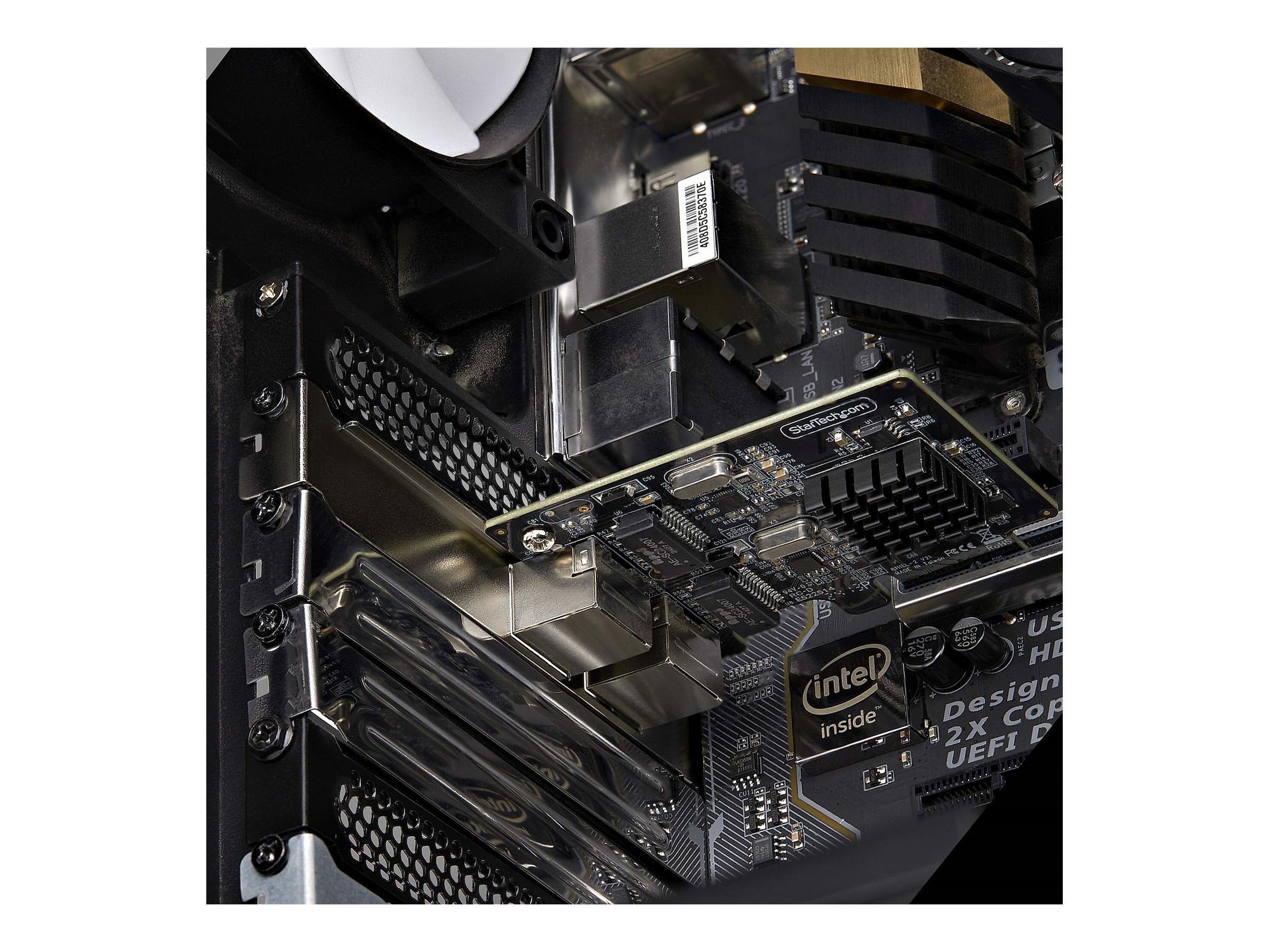 STARTECH.COM 2-Port Gigabit Netzwerkkarte PCI-Express LAN-Karte 2x Realtek RTL8111H 1Gbit PCIe Netzwerkadapter/NIC TAA