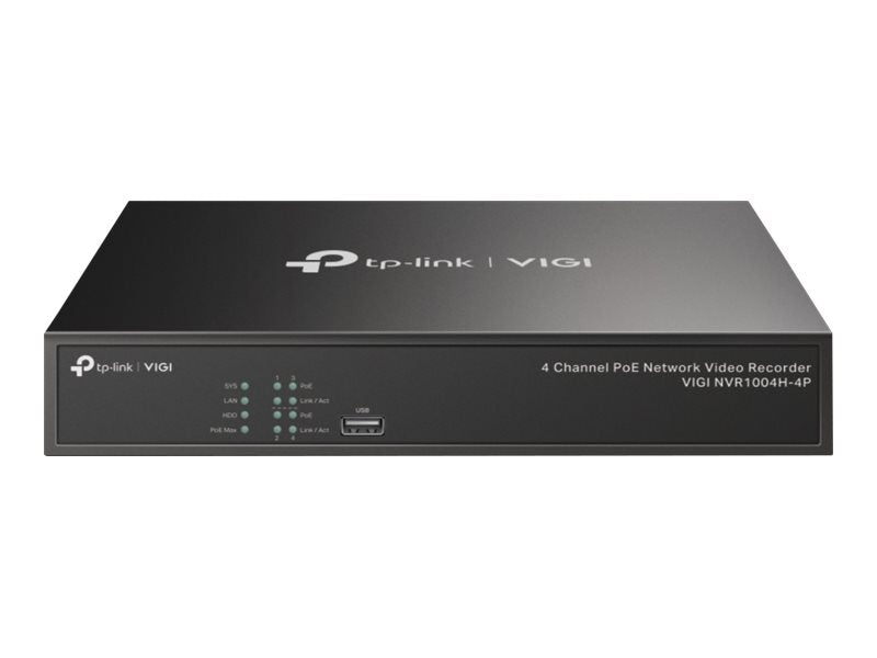TP-LINK VIGI NVR1004H-4P Vorderansicht