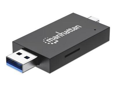 MANHATTAN USB 3.0 Typ-C /-A Kartenlesegerät Verpackung