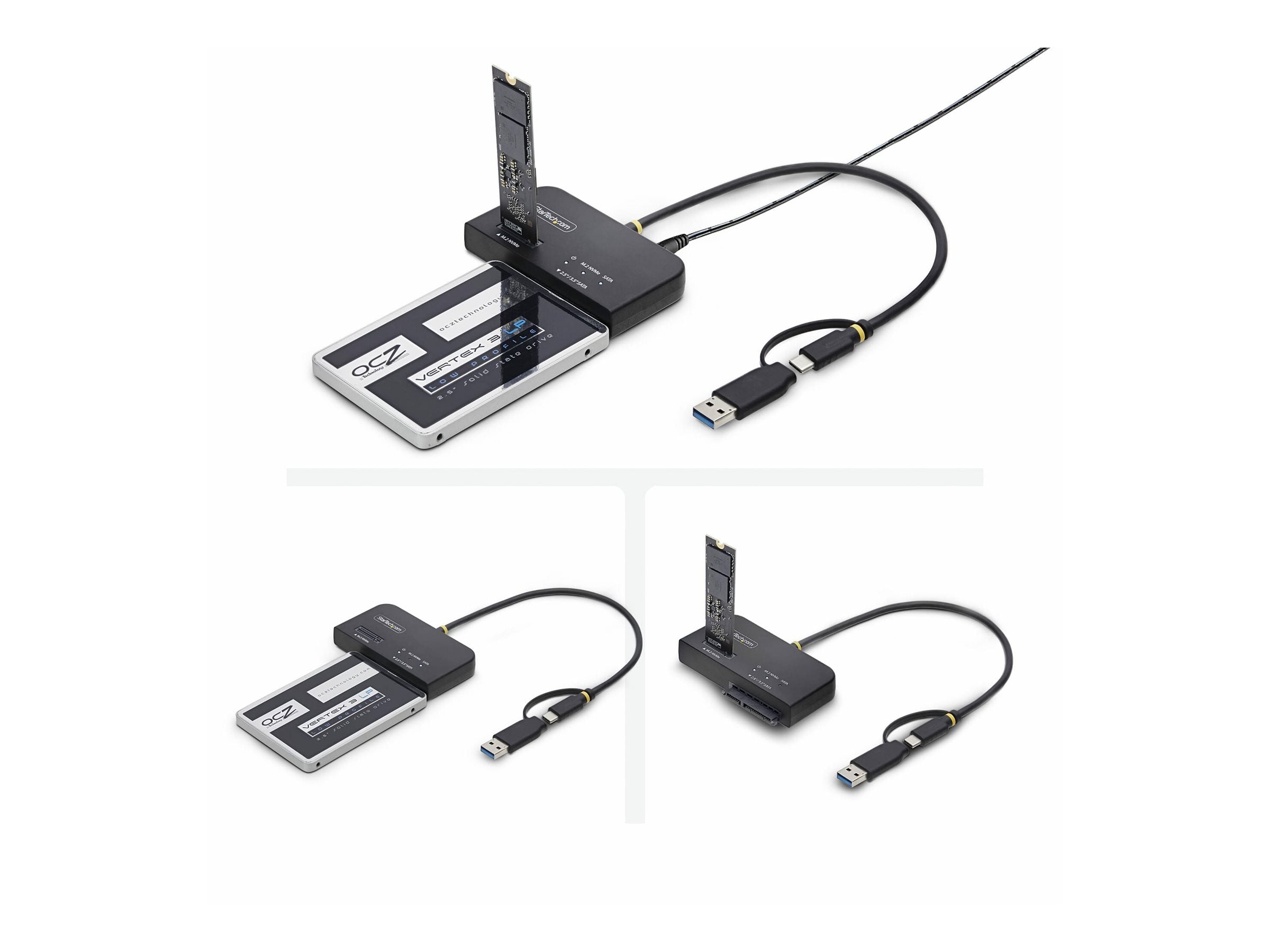STARTECH.COM USB-C und USB-A auf M.2 NVMe und 6