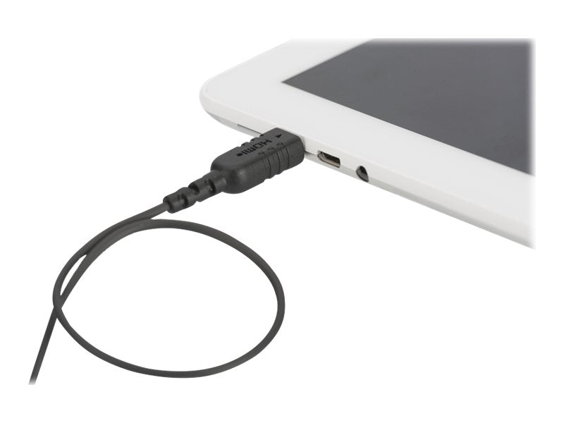 DIGITUS HDMI High Speed Anschlusskabel Type-C-A HighFlex 2.0m Vorderansicht