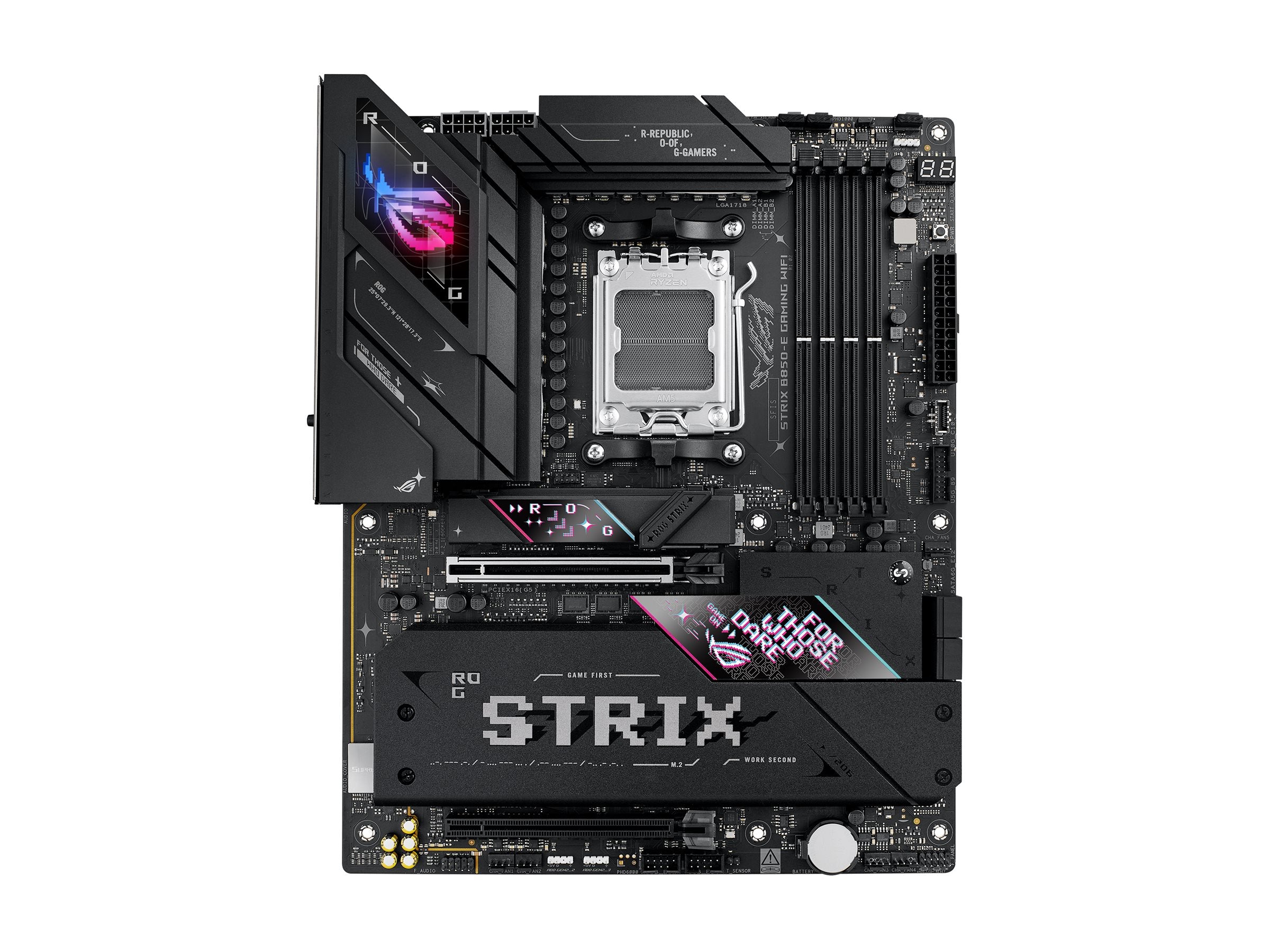 ASUS ROG STRIX B850-E GAMING WIFI Motherboard Vorderansicht