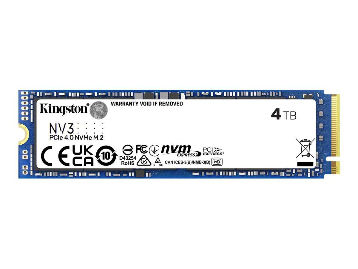 KINGSTON 4TB NV3 M.2 2280 NVMe SSD Vorderansicht