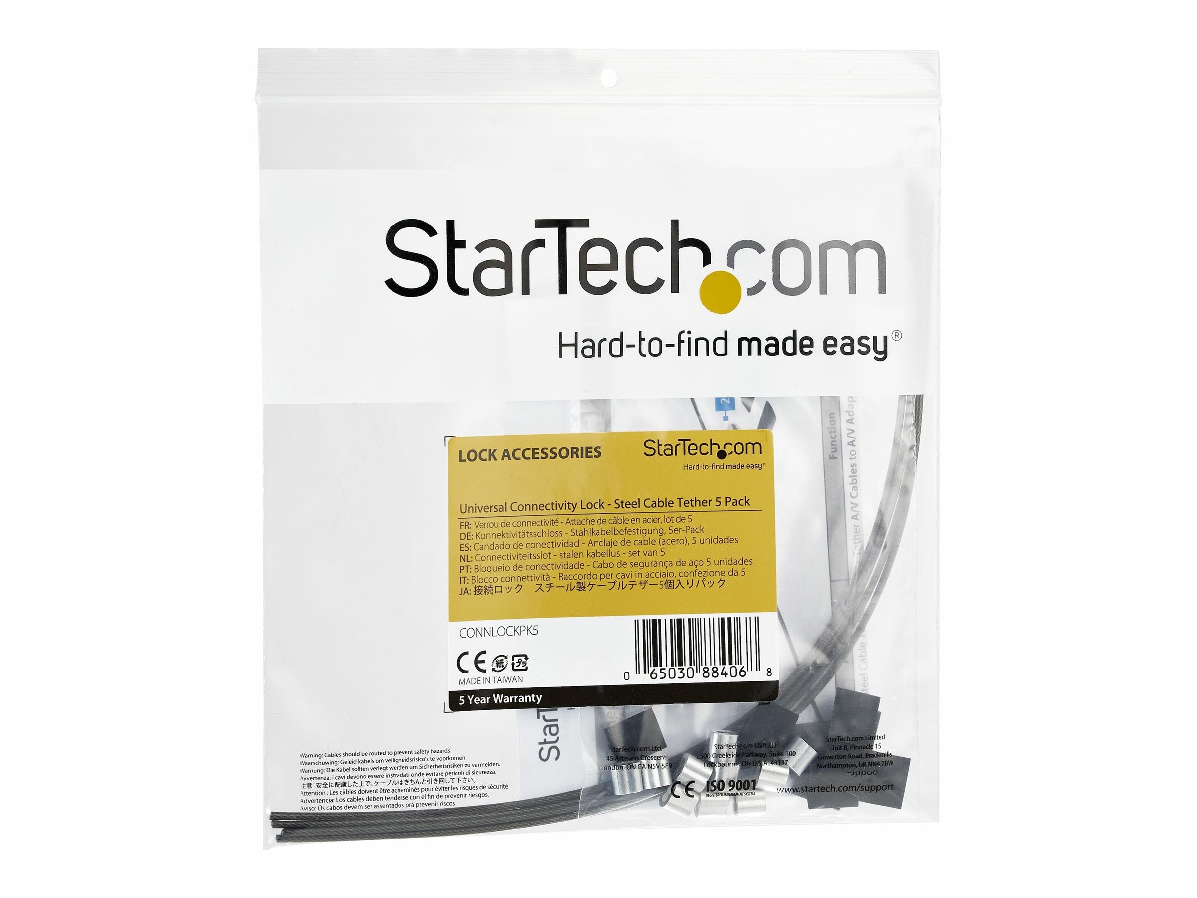 STARTECH.COM Security Tether Cable Vorderansicht