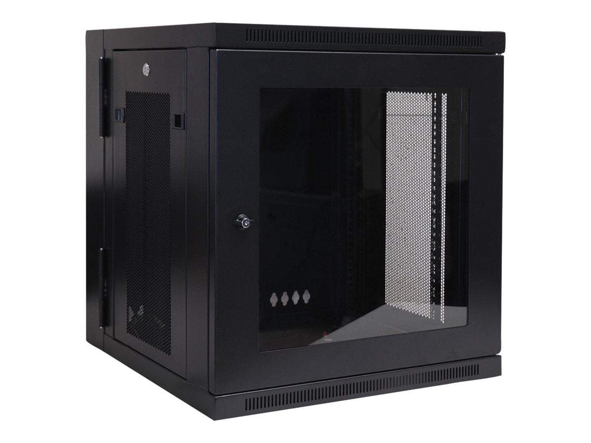 EATON TRIPPLITE 12U Wall Mount Rack Enclosure Server Cabinet Hinged Swinging Acrylic Window Rack cabinet wall mountable BK 12U 19