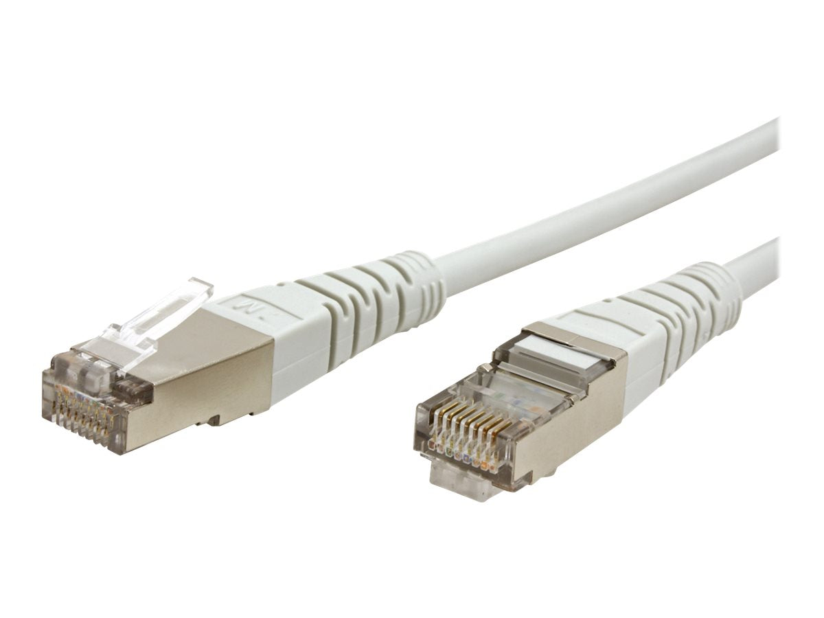 ROLINE Patchkabel Kat.5e Class D S/FTP grau 7m - Vorderansicht