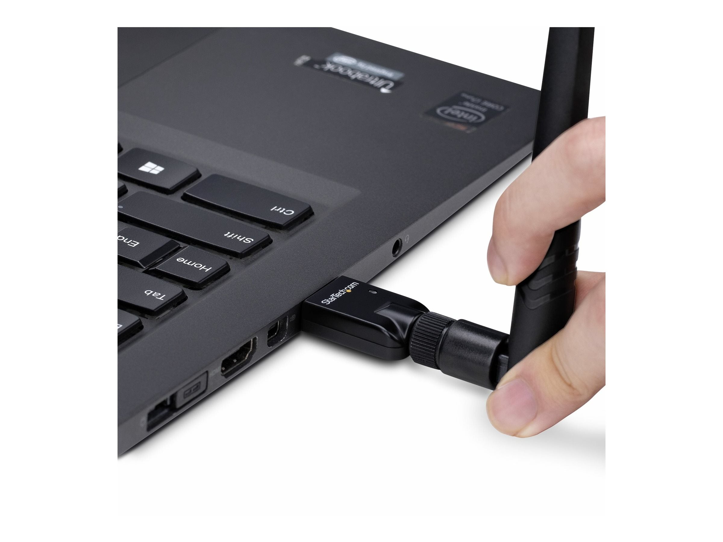 STARTECH.COM USB Bluetooth 5.3 Adapter Klasse 1 USB Bluetooth Dongle-Stick für PC/Laptop für Tastatur/Maus Windows/Linux