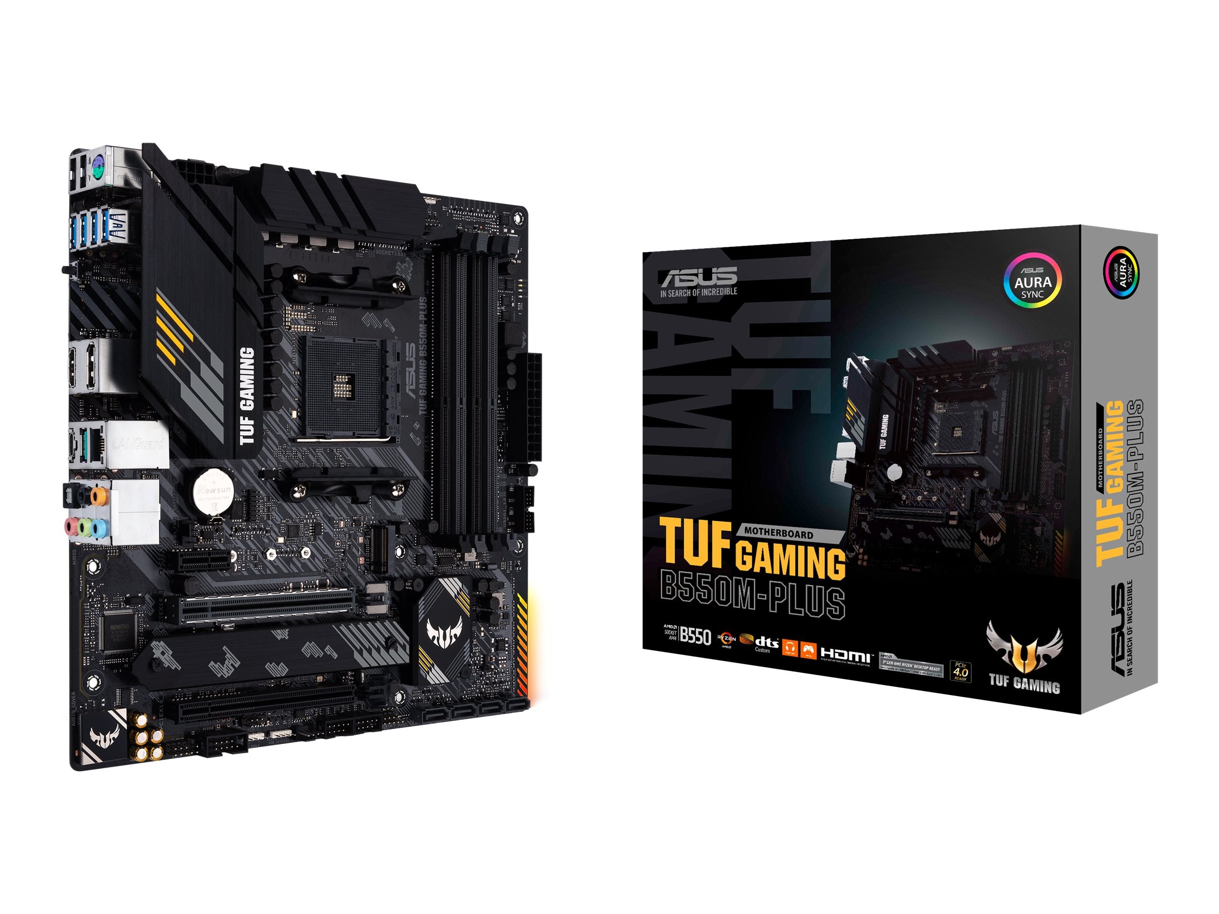 ASUS TUF GAMING B550M-PLUS mATX Mainboard Anschlussmöglichkeiten