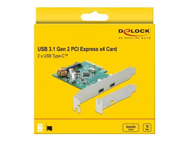 DELOCK PCI Express x4 Karte Verpackung