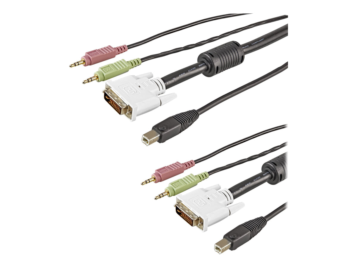 STARTECH.COM 1,8m 4-in-1 USB DVI KVM Kabel mit Audio - Verpackung