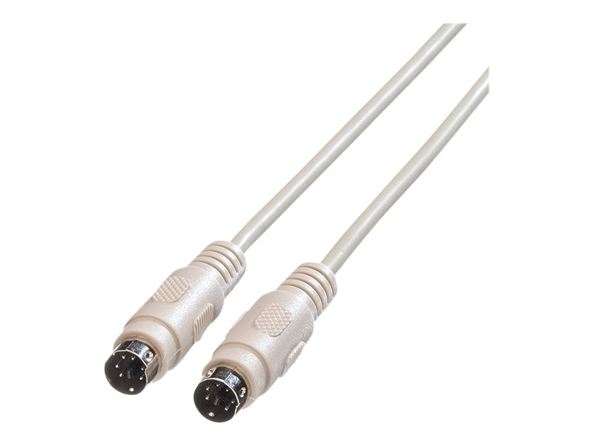 ROLINE Tastatur-Kabel-PS/2 ST/ST 1,8m - Vorderansicht