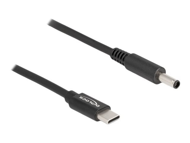 DELOCK Notebook Ladekabel USB Type-C Stecker zu Dell 4,5 x 3,0mm Stecker - Vorderansicht