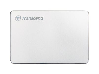 TRANSCEND 2TB StoreJet C3S Aluminium seitliche Ansicht