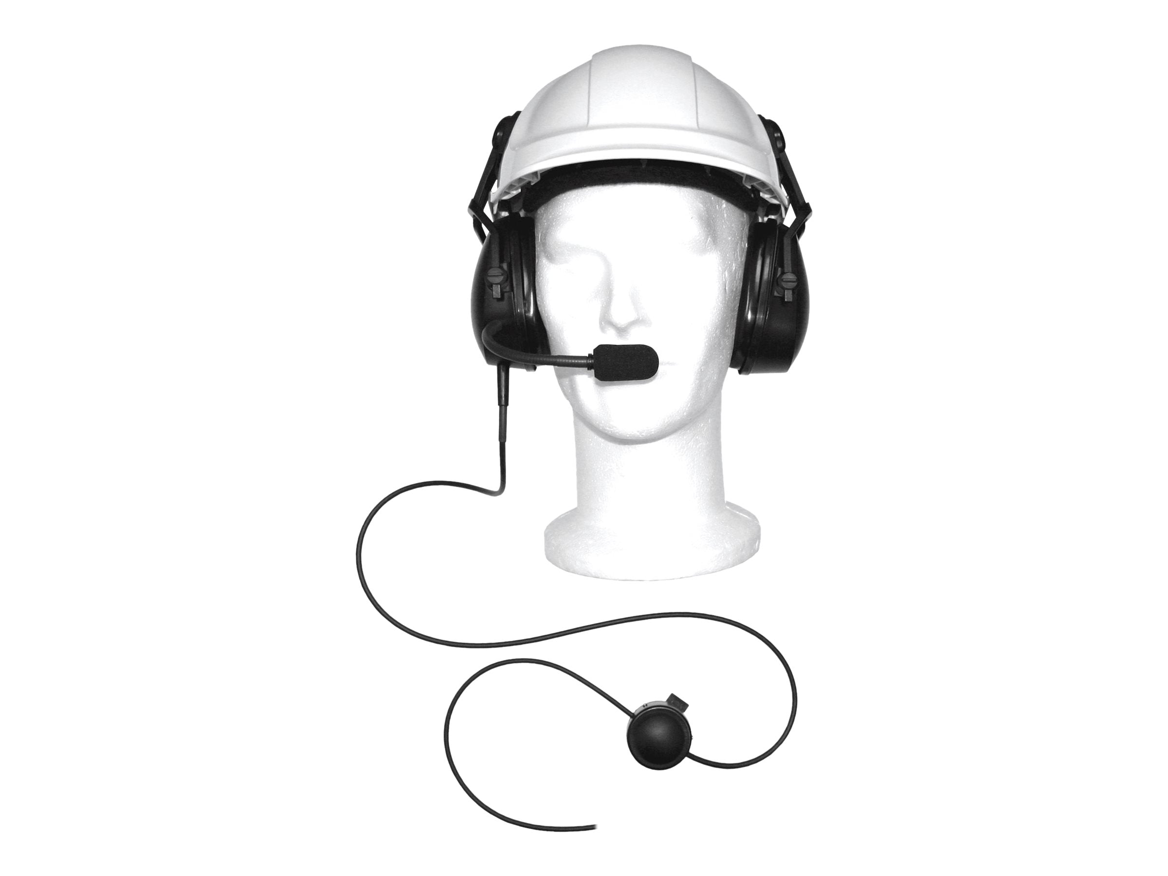 COPACKS TITAN Kopfhörer für Schutzhelm mit mikrofon und grosser Inline-PTT für MOL GP320 GP330 GP340 GP360 GP640 GP680 GP1280