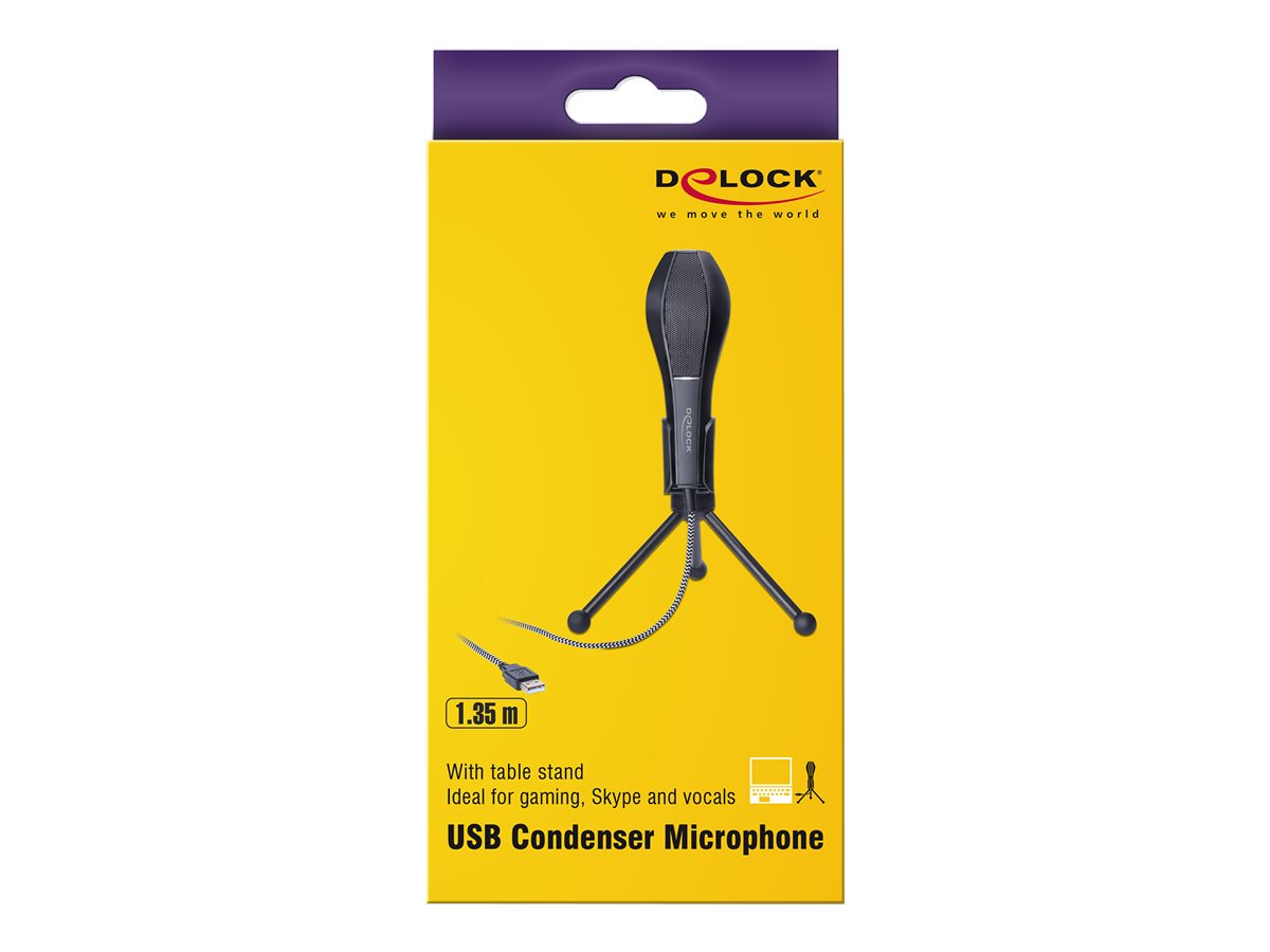 DELOCK USB Kondensator Mikrofon Verpackung