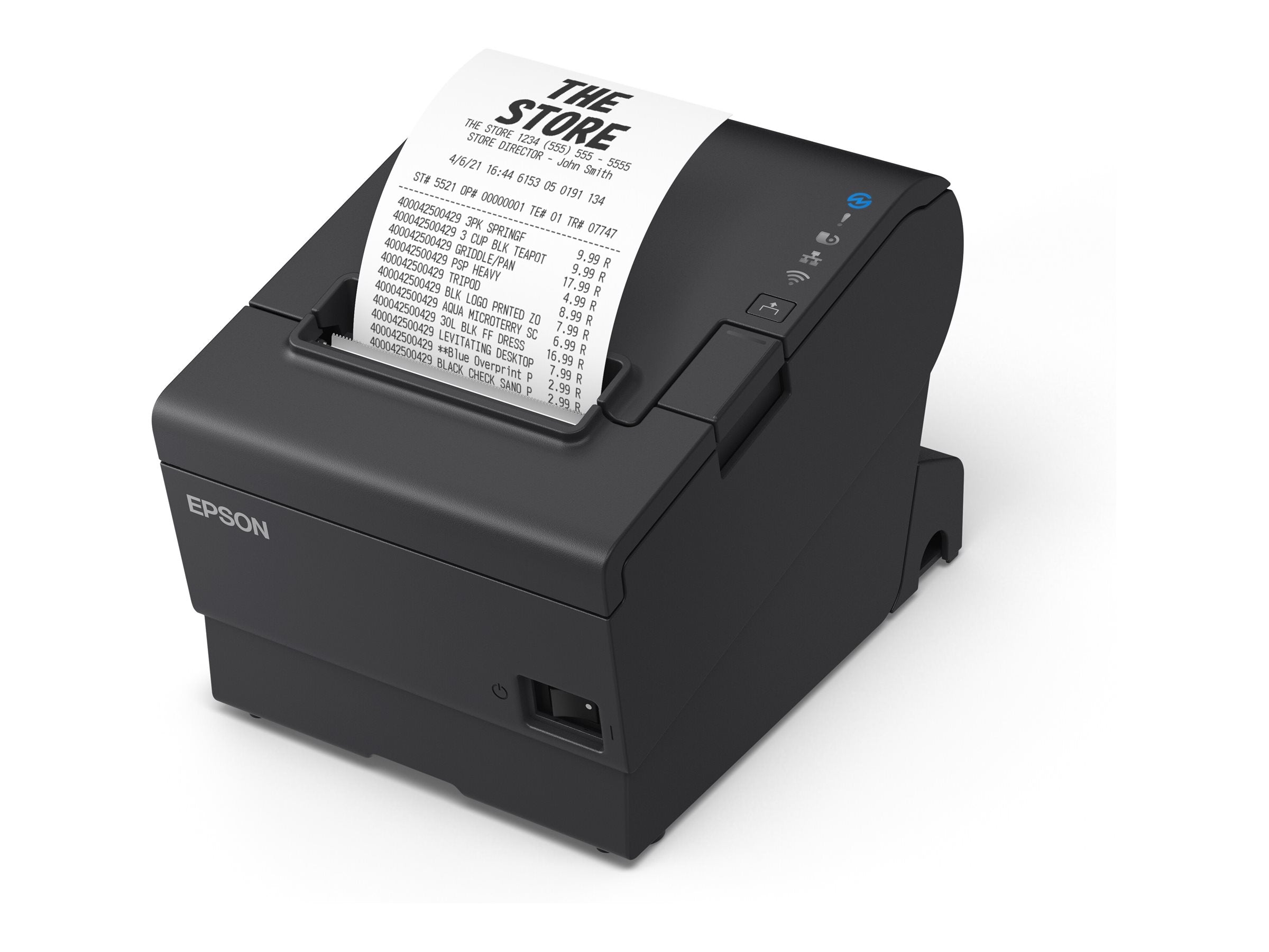 HP Epson TM-T88VII PUSB Thermal Printer Vorderansicht