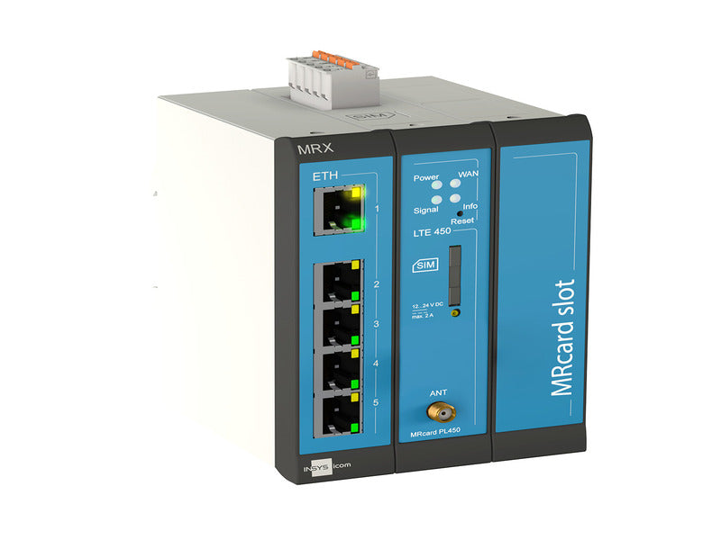 INSYS icom MRX3 LTE modularer Router inkl. LTE450 VPN Option