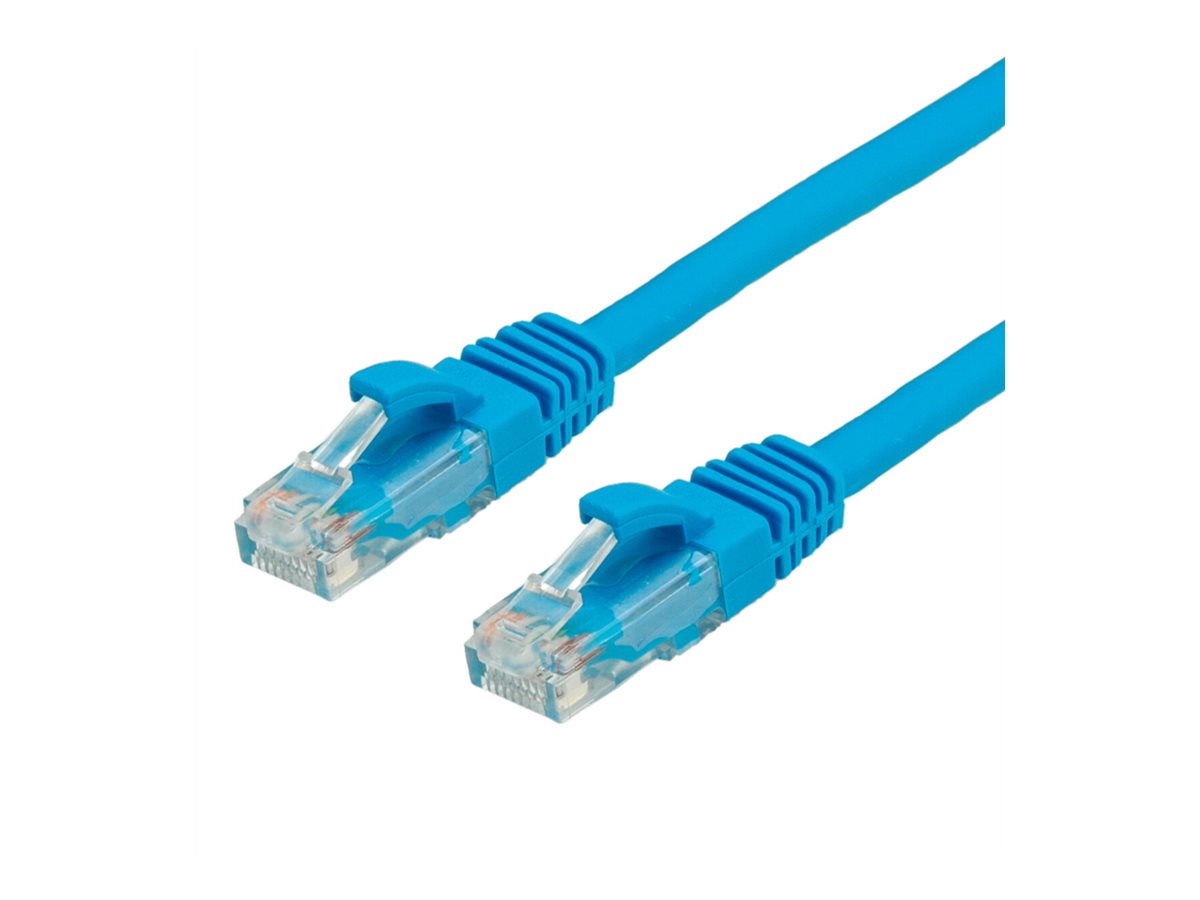 VALUE Patchkabel Kat.6A Class EA UTP blau 1,5m - Verpackung