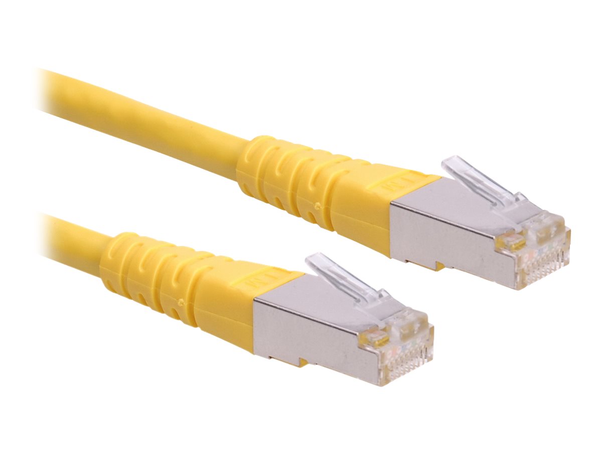 ROLINE Patchkabel Kat.6 Class E S/FTP gelb 1m - Verpackung