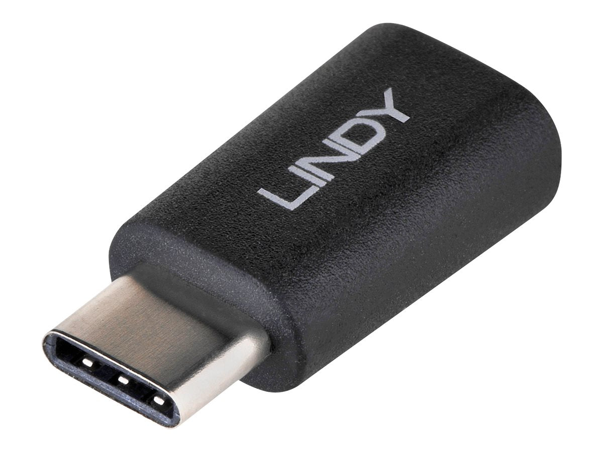 LINDY USB 2.0 Adapter Typ C / Micro-B USB Typ C Stecker - Verpackung
