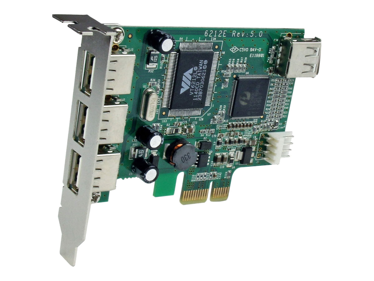 STARTECH.COM 4 Port USB 2.0 PCI Express Low Profile Schnittstellenkarte - Verpackung