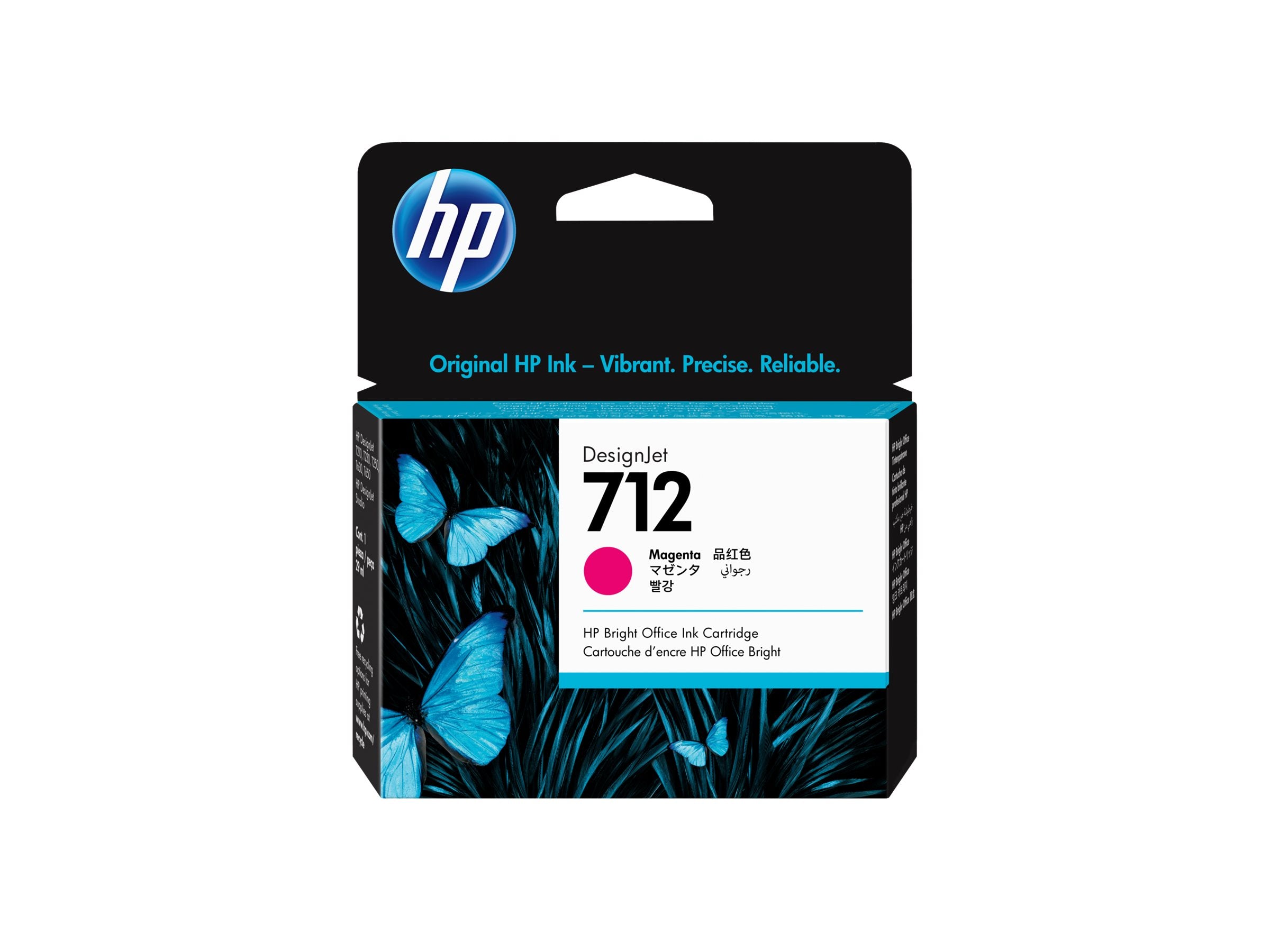 HP 712 29-ml Magenta DesignJet Ink Cartridge Verpackung